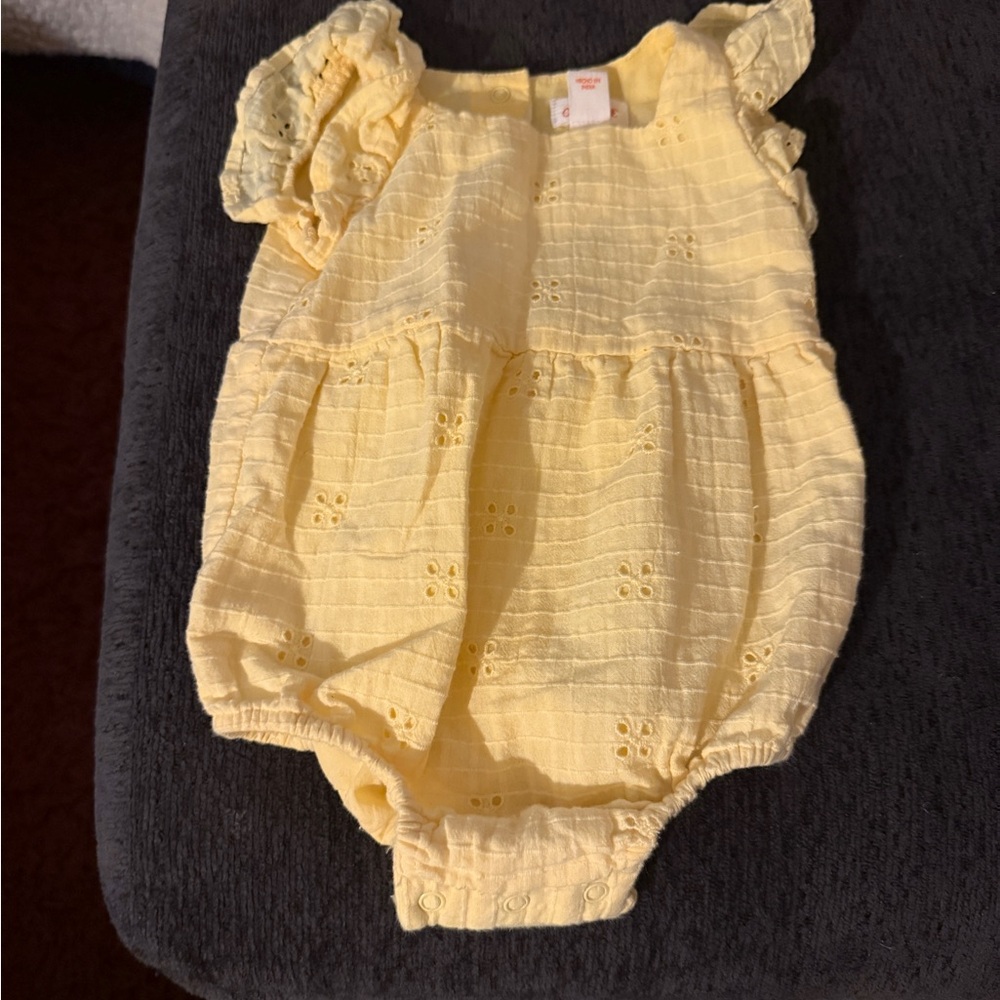 Cat & Jack Yellow Baby Outfit